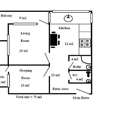 Cleopatra Apartment *